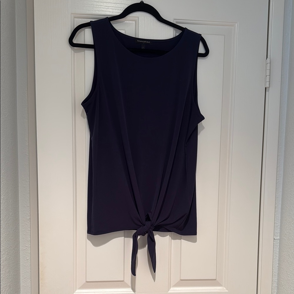 Banana Republic Navy Blue Blouse